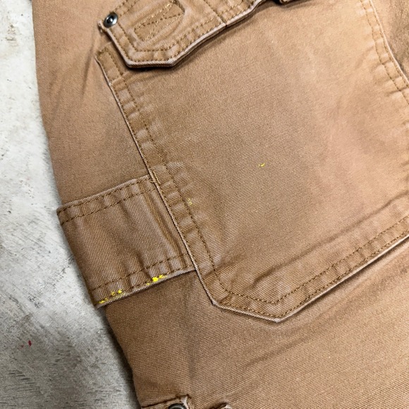 Duluth Trading Co Flex Fire Hose Cargo Pants Men's 38x30 Tan Work Utility - Picture 9 of 10